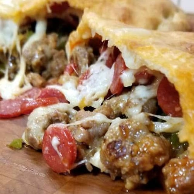 Meat Lovers Calzone.