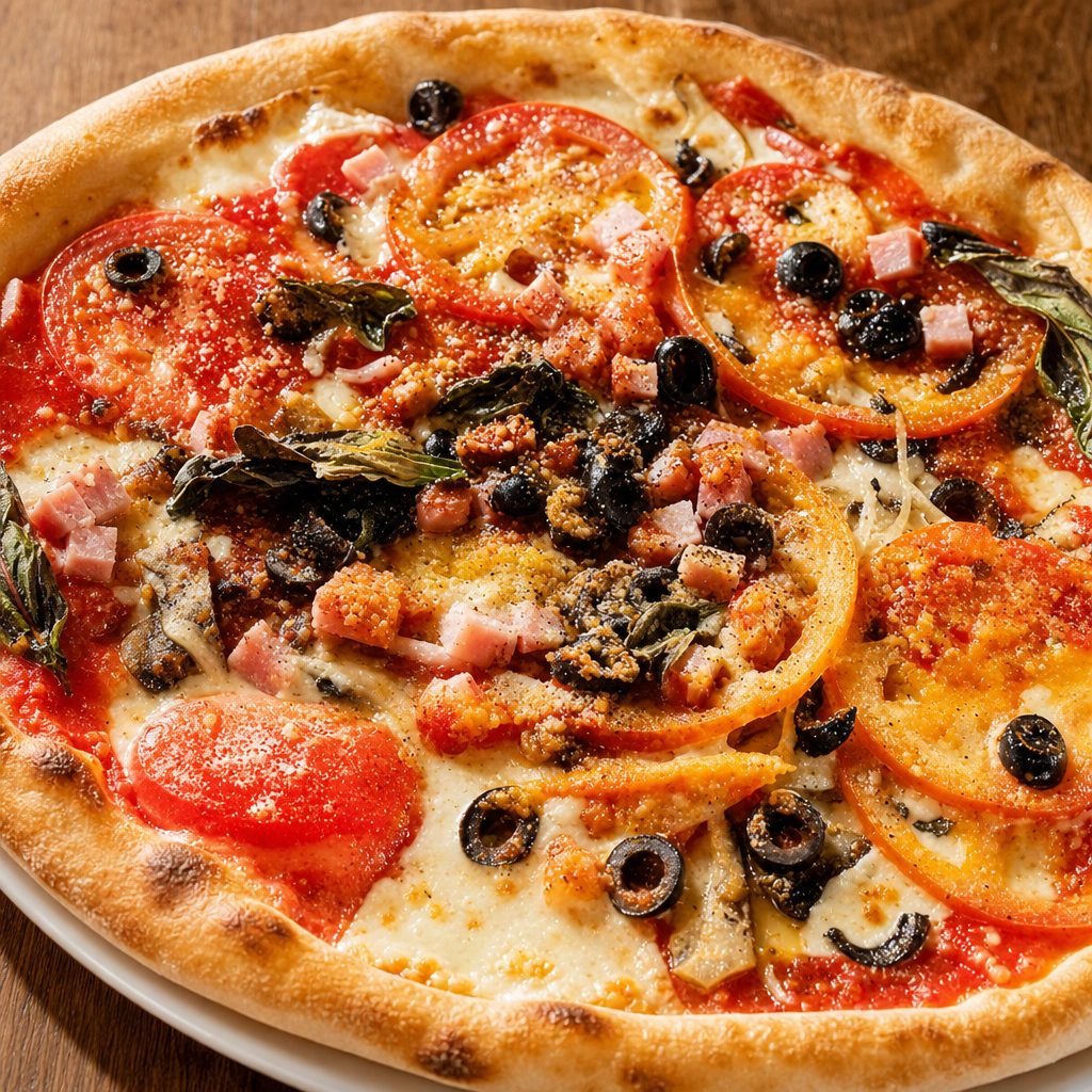 The Garden Pizza.
