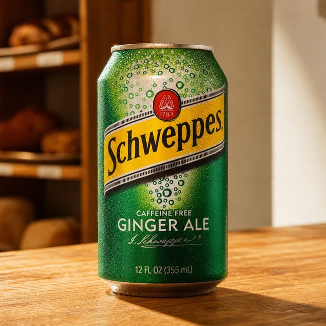 Ginger Ale Can.