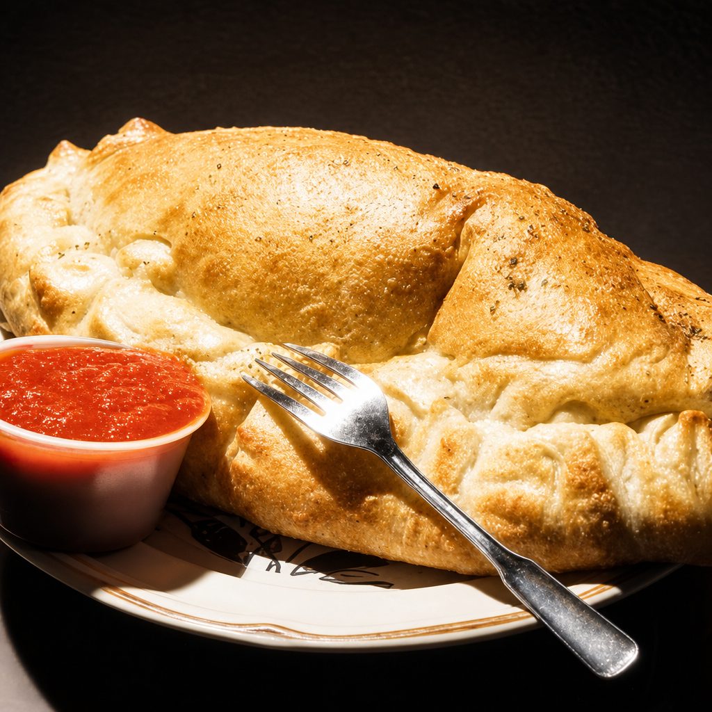 Our Orgasmic Calzone Created by Our Chef From Naples Italy.