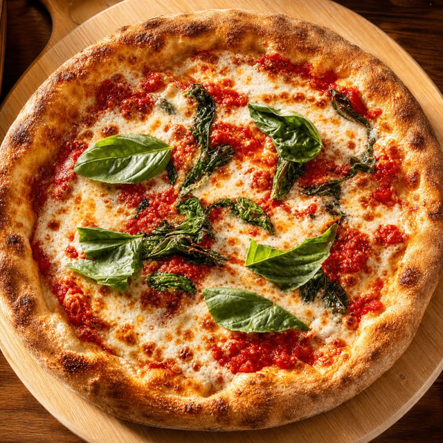 The World-famous Brooklyn Born Traditional Classic Cheese Pizza.