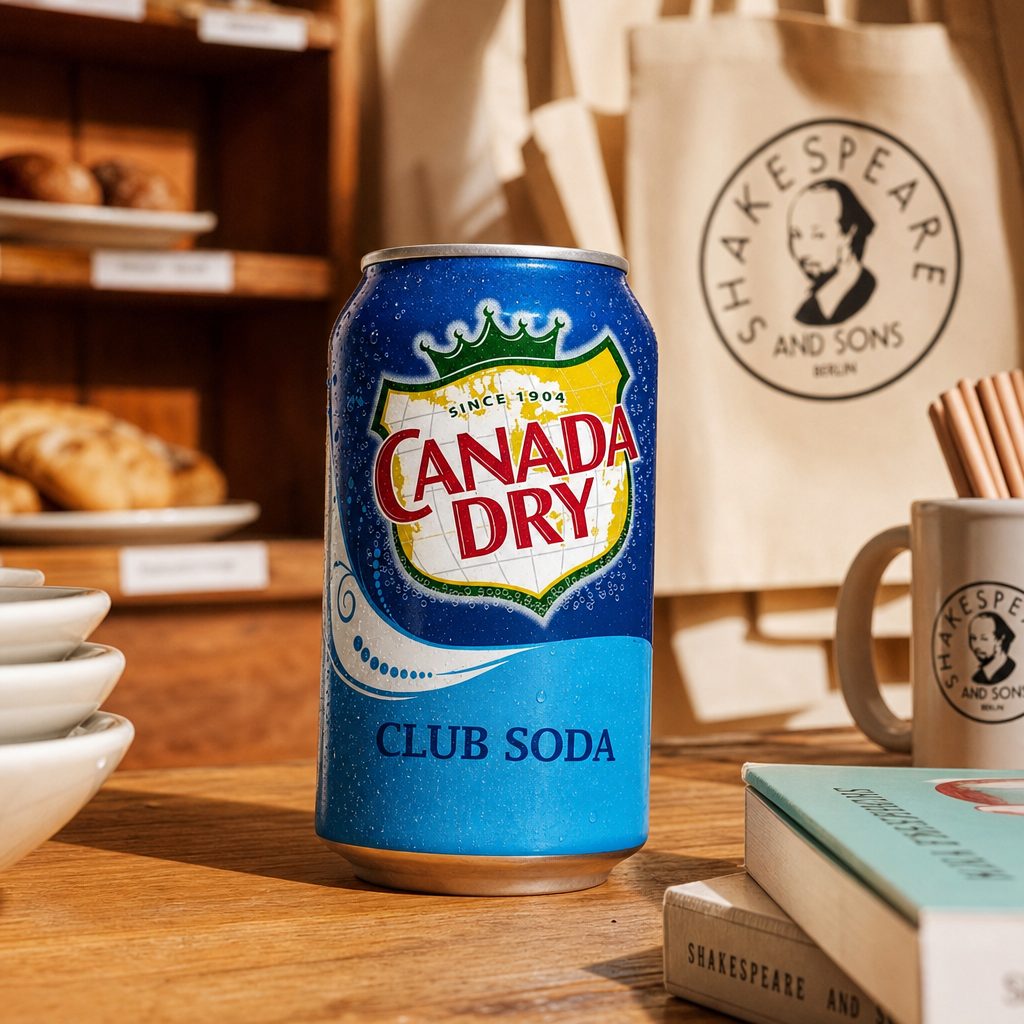 Club Soda Can.