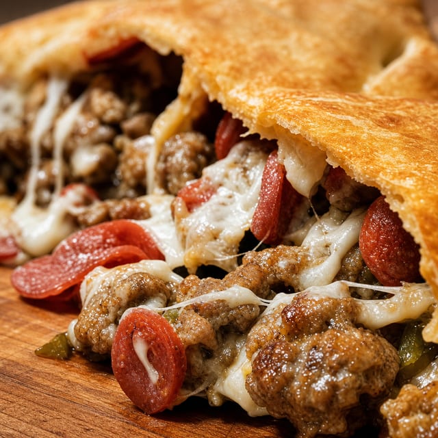 Meat Lovers Calzone.