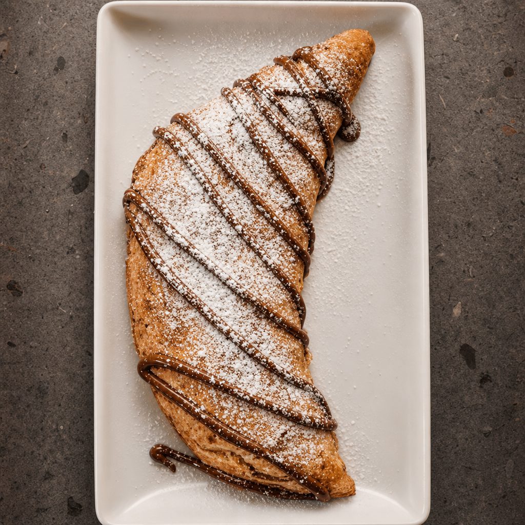 Nutella Calzone dessert.